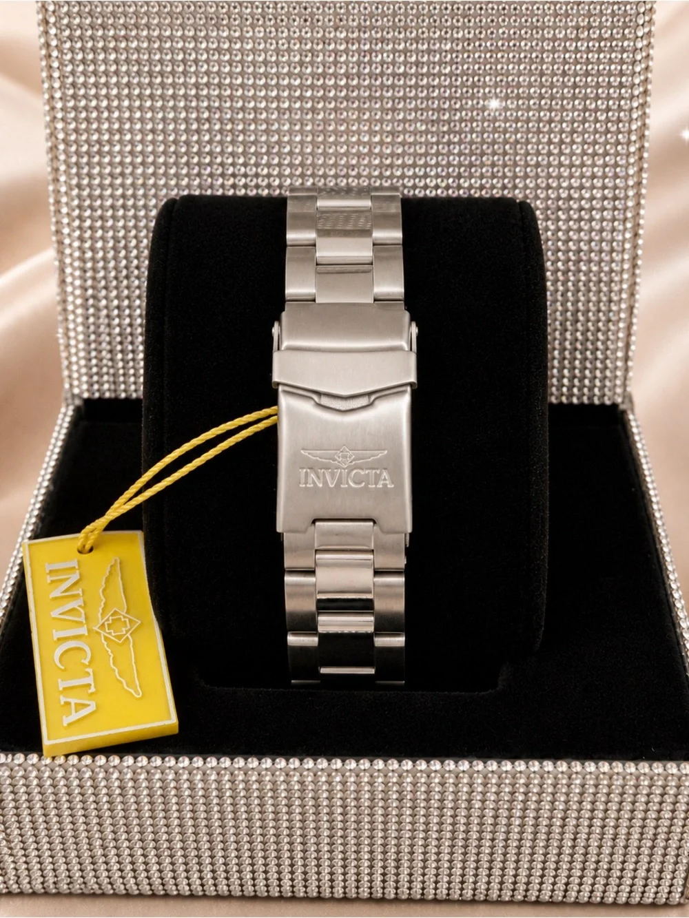 Invicta PRO DIVERw/ 15 genuine white diamonds 0.63ct weight 40 mm